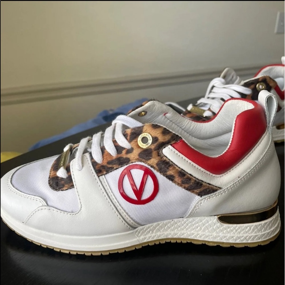 Valentino Tiger Calf Hair Sneakers
